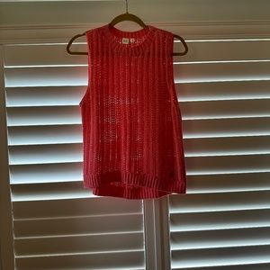 Coral Sweater Bra Friendly Sweater Top